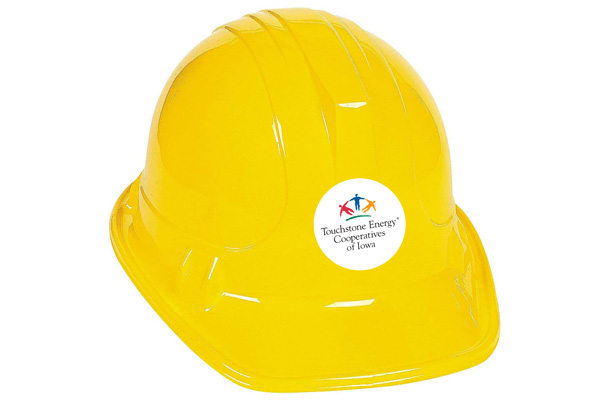 Yellow Touchstone Energy Cooperatives of Iowa hardhat.