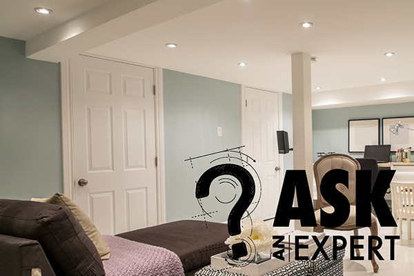 Ask an Expert - interior room with can lights