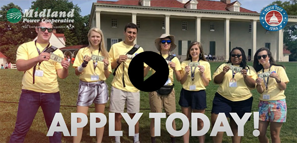 Tap or click to view Youth Tour video