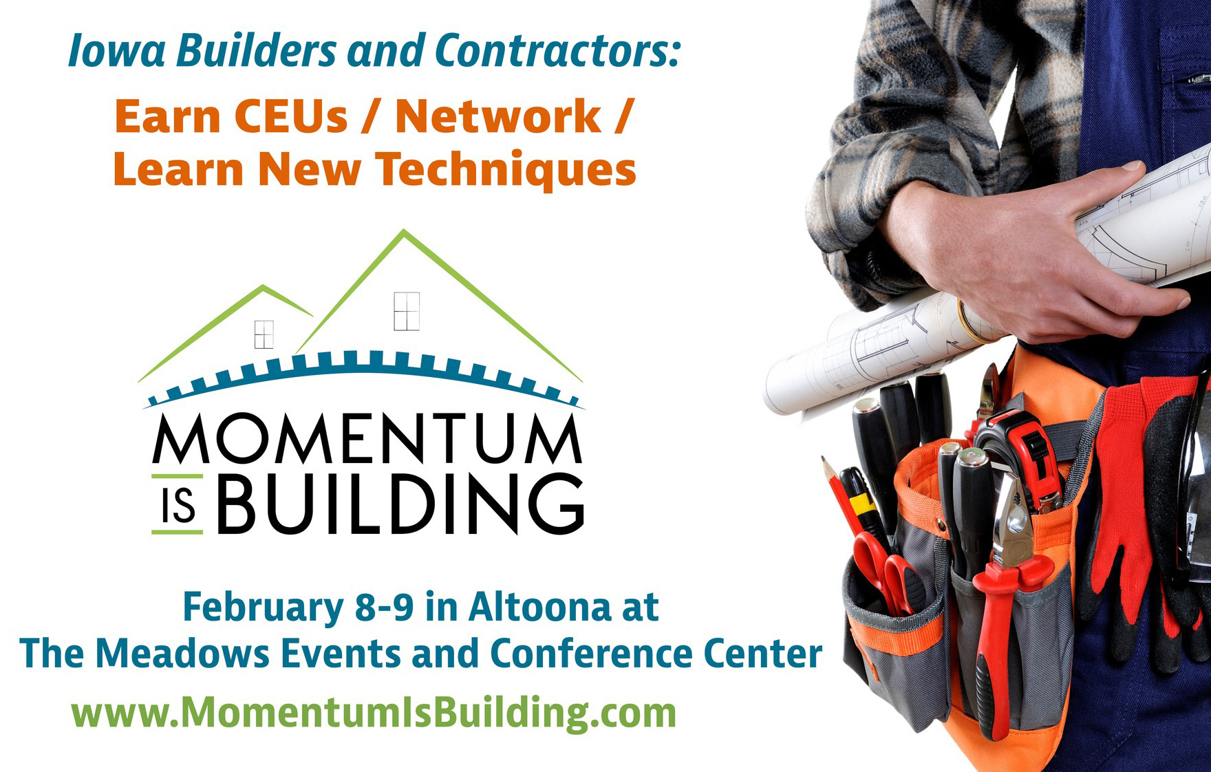 Momentum is Building, Feb. 8-9 in Altoona at The Meadows Events and Conference Center.