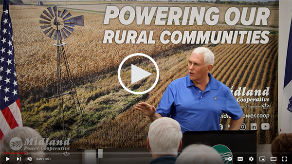 Click to watch Mike Pence talk to Midland about energy policy.