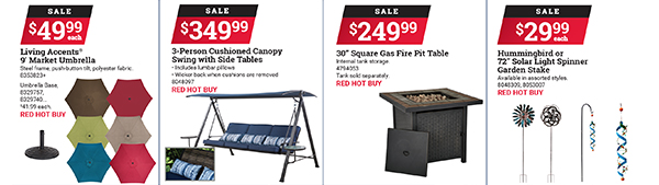 Yard Furniture, Firepits, and Accessories
