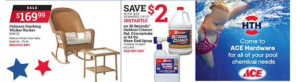 Wicker Chairs and Outdoor Cleaner
