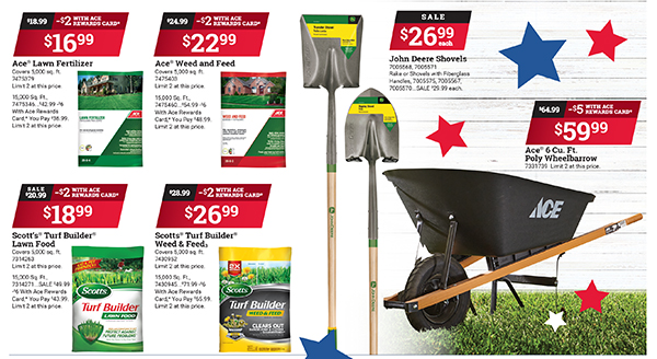 Fertilizer, Weed & Feed, and Lawn Care Supplies
