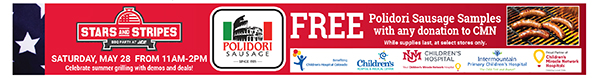 Stars and Stripes - Polidori Sausage free with any donation