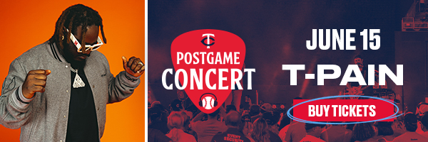 twins postgame concert June 15th T-Pain | buy tickets 