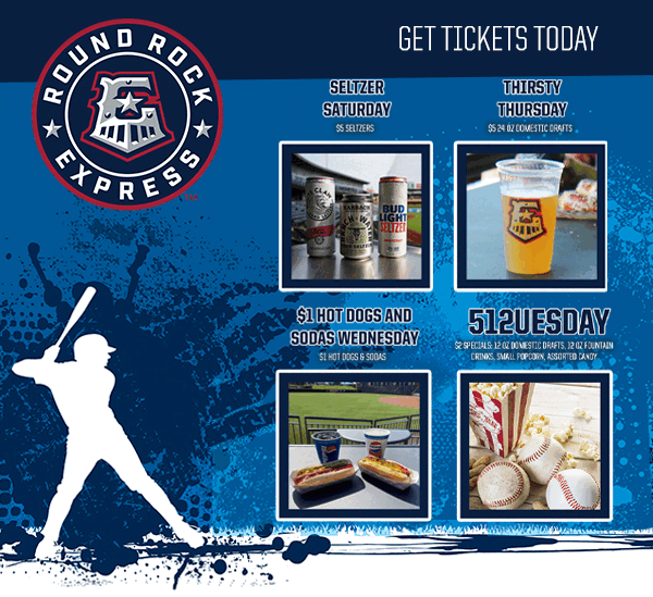 Round Rock Express, Get Tickets Today