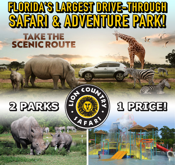 Florida's Largest Drive-Through Safari & Adventure Park!