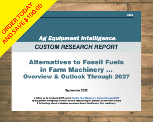 ORDER NOW: Alternatives to Fossil Fuels in Farm Machinery