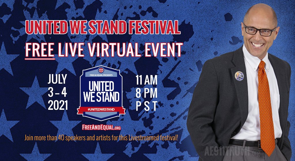 Richard Gage appearing live at United We Stand Festival