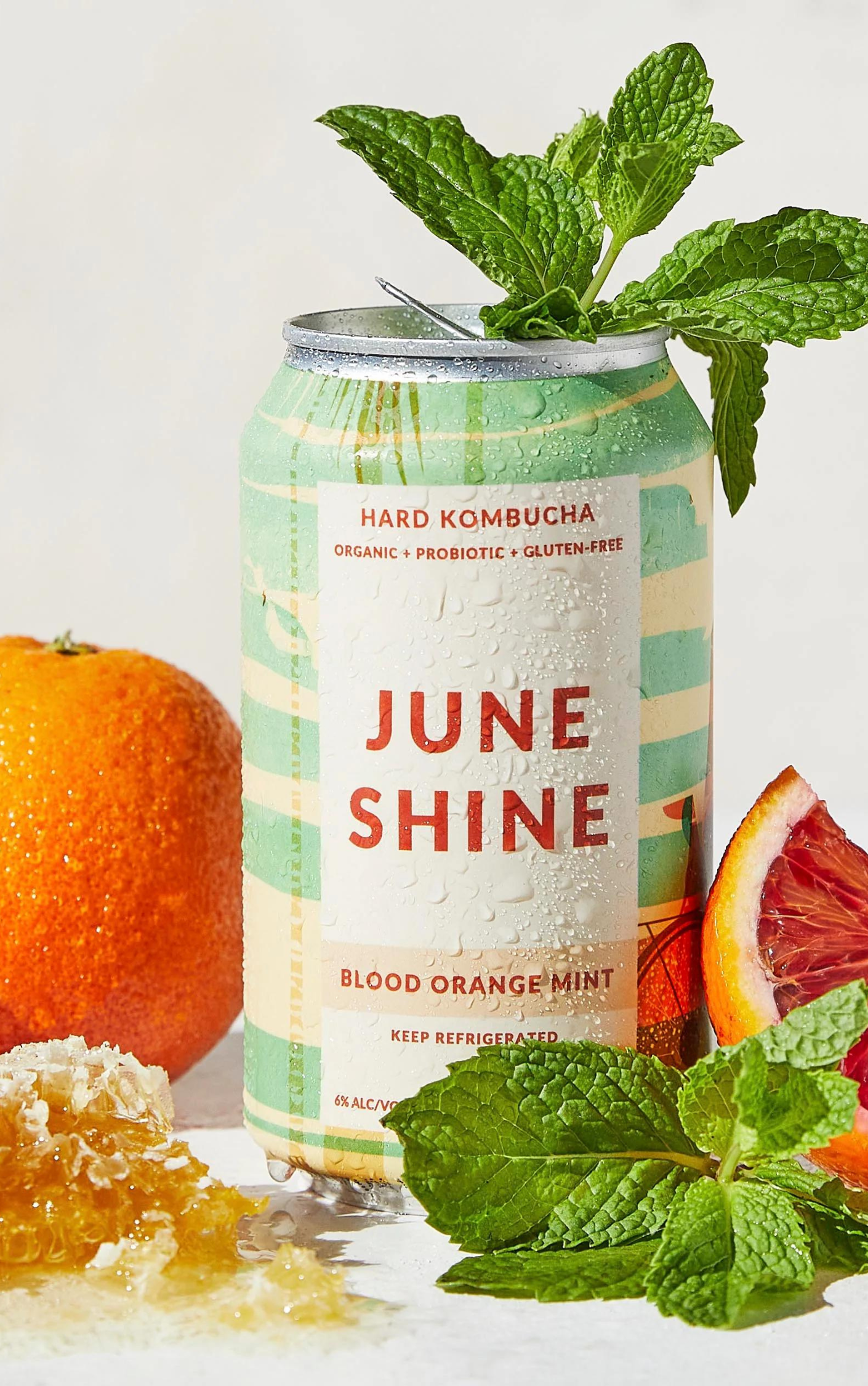 blood orange kombucha