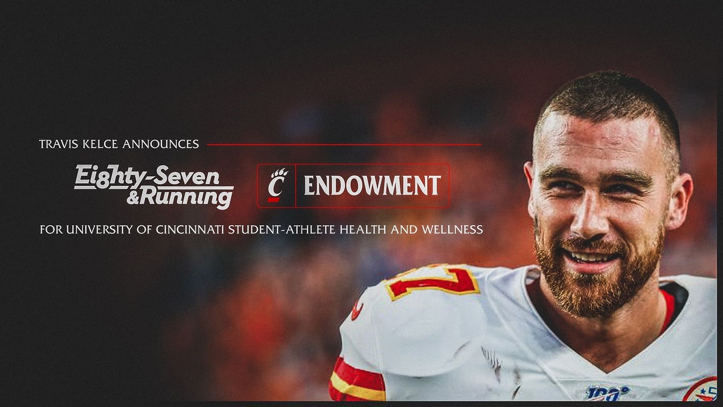 Travis Kelce and the Eighty-Seven and Running logo