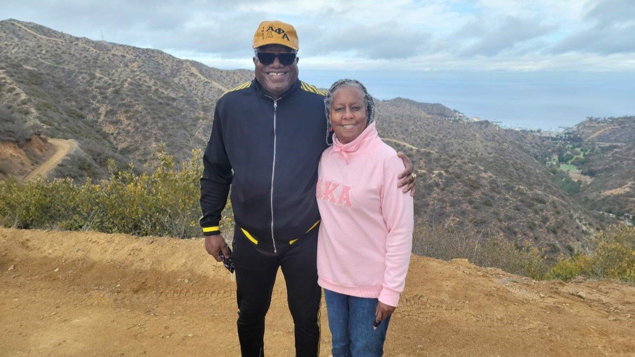 Cheryl Moses and her husband