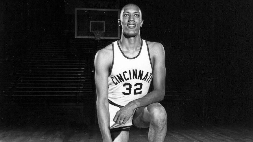 George Wilson in a University of Cincinnati basketball uniform