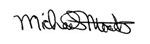 signature of Michael Moats