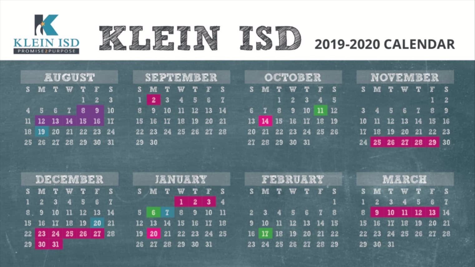 klein-isd-calender-customize-and-print