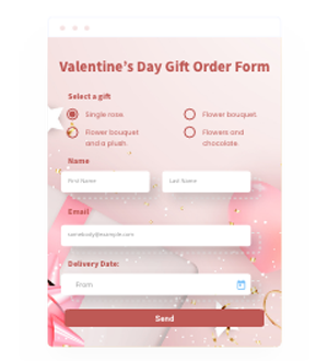Valentine's Day Gift Order Form
