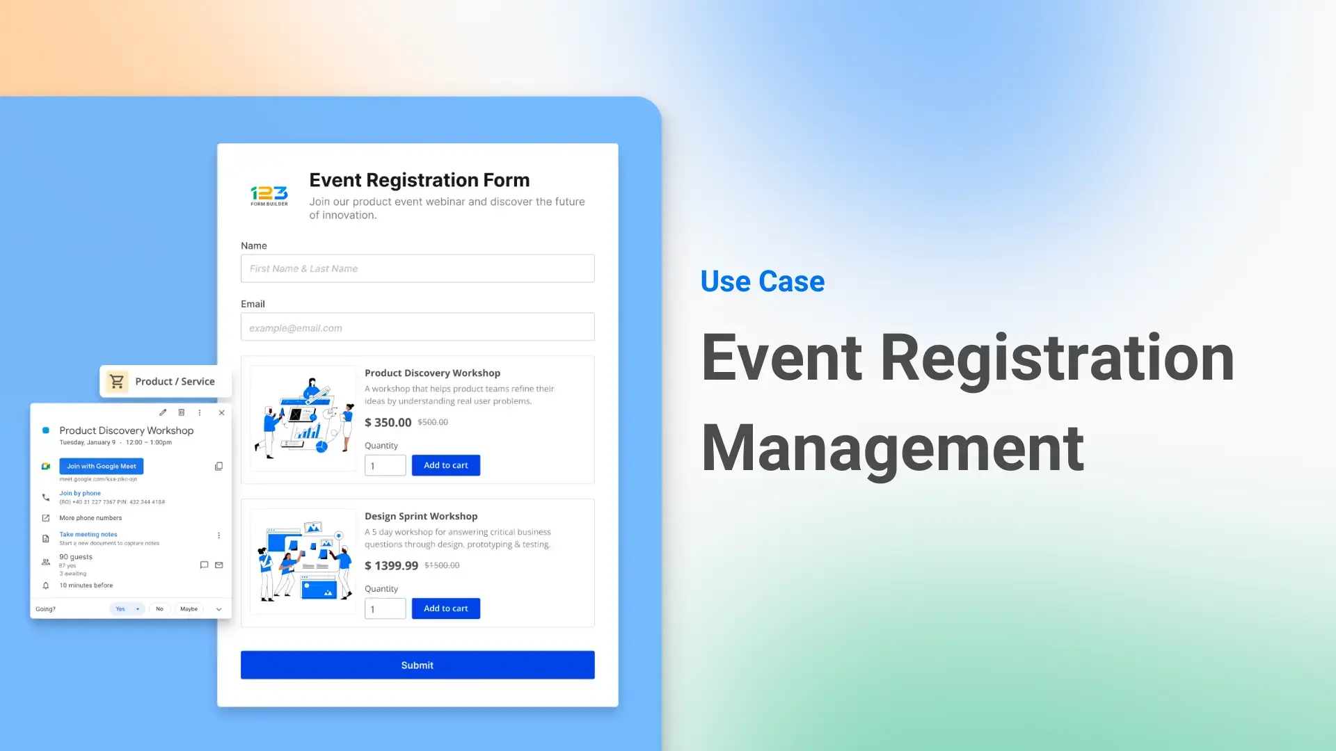 Event Registration Management with 123FormBuilder