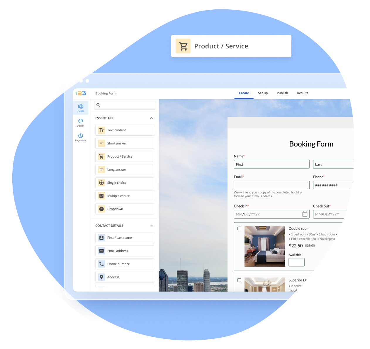 Product list form field
