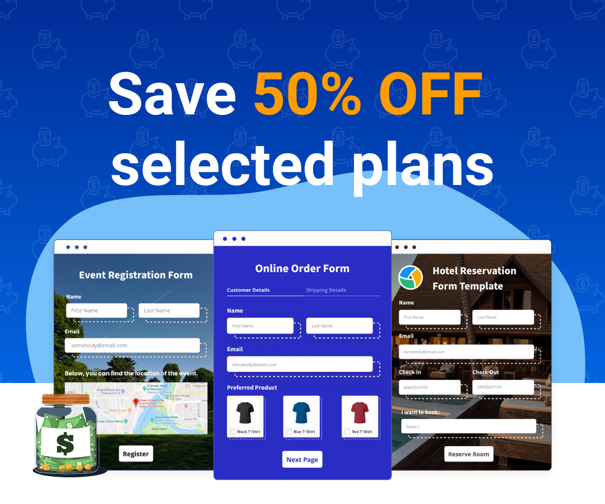 50% OFF selected plans
