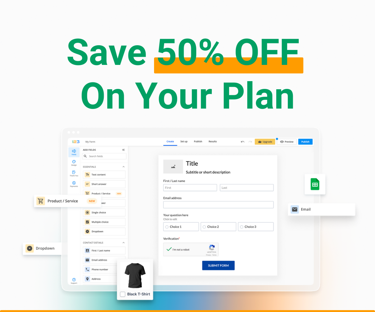 50% OFF selected plans