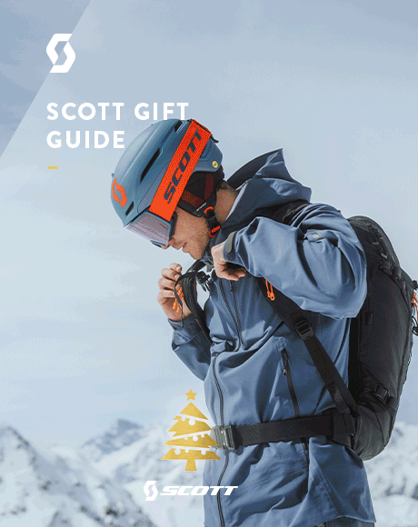 Scott gift guide animation showing different kind of sports