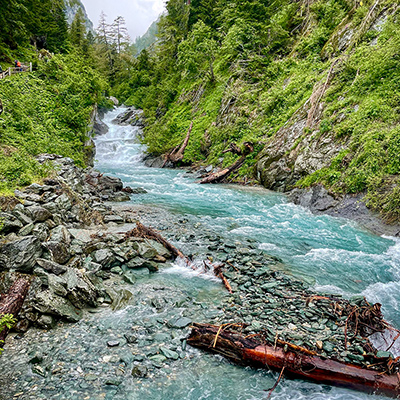 Wandern auf dem Iseltrail