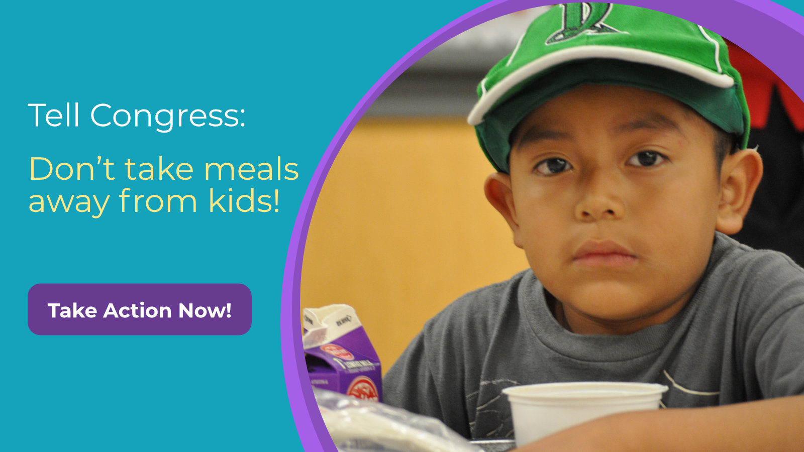 Tell Congress: Don’t Take Meals from Kids!