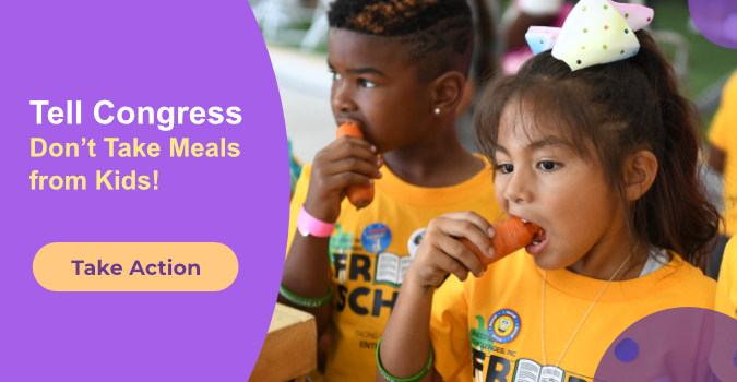 Tell Congress Don’t Take Meals from Kids!