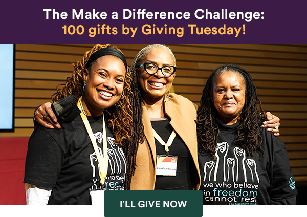 The Make a Difference Challenge: 100 gifts by Giving Tuesday!