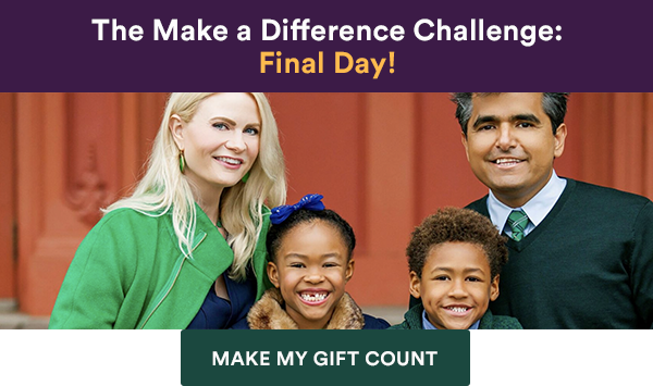 Make a Difference Challenge: Final Day!