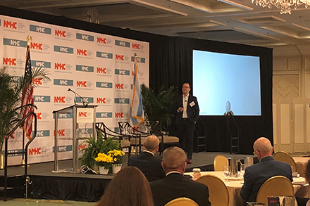 During the 2019 NMHC Board of Directors Meeting, Dror Poleg, founder of Rethinking.RE, discussed how 
technology is redefining real estate, shifting value from the physical space to the services provided.