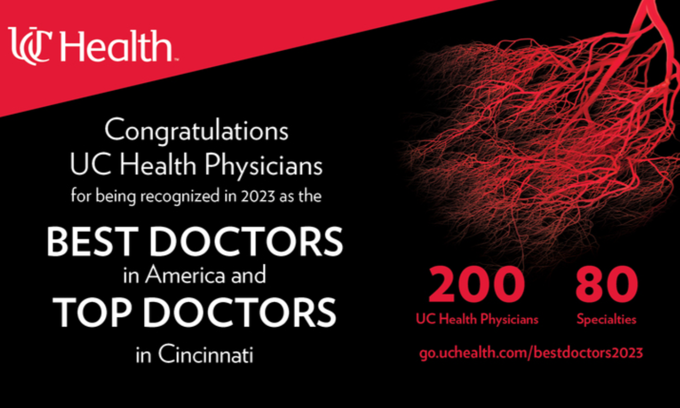 Cincinnati's Best and Top Doctors Awards 2023