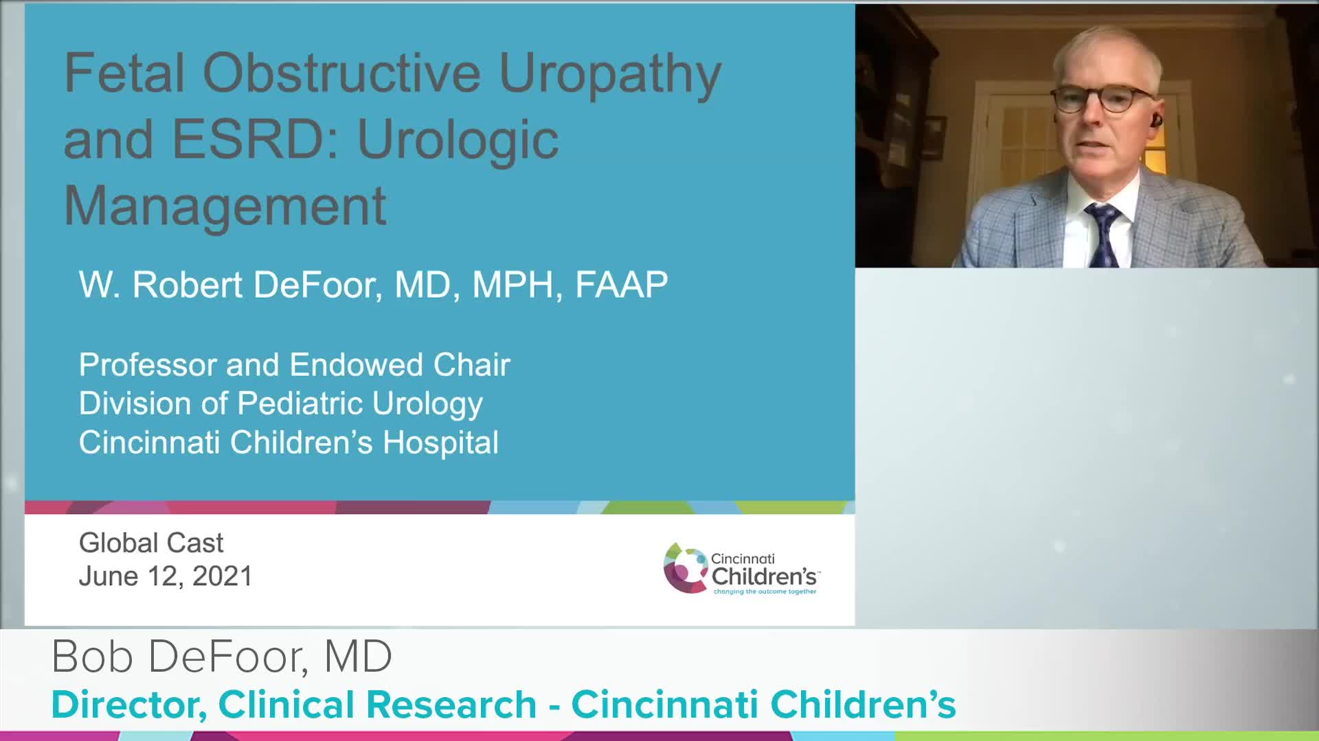 Fetal Obstruction Uropathy and ESRD - Urologic Management