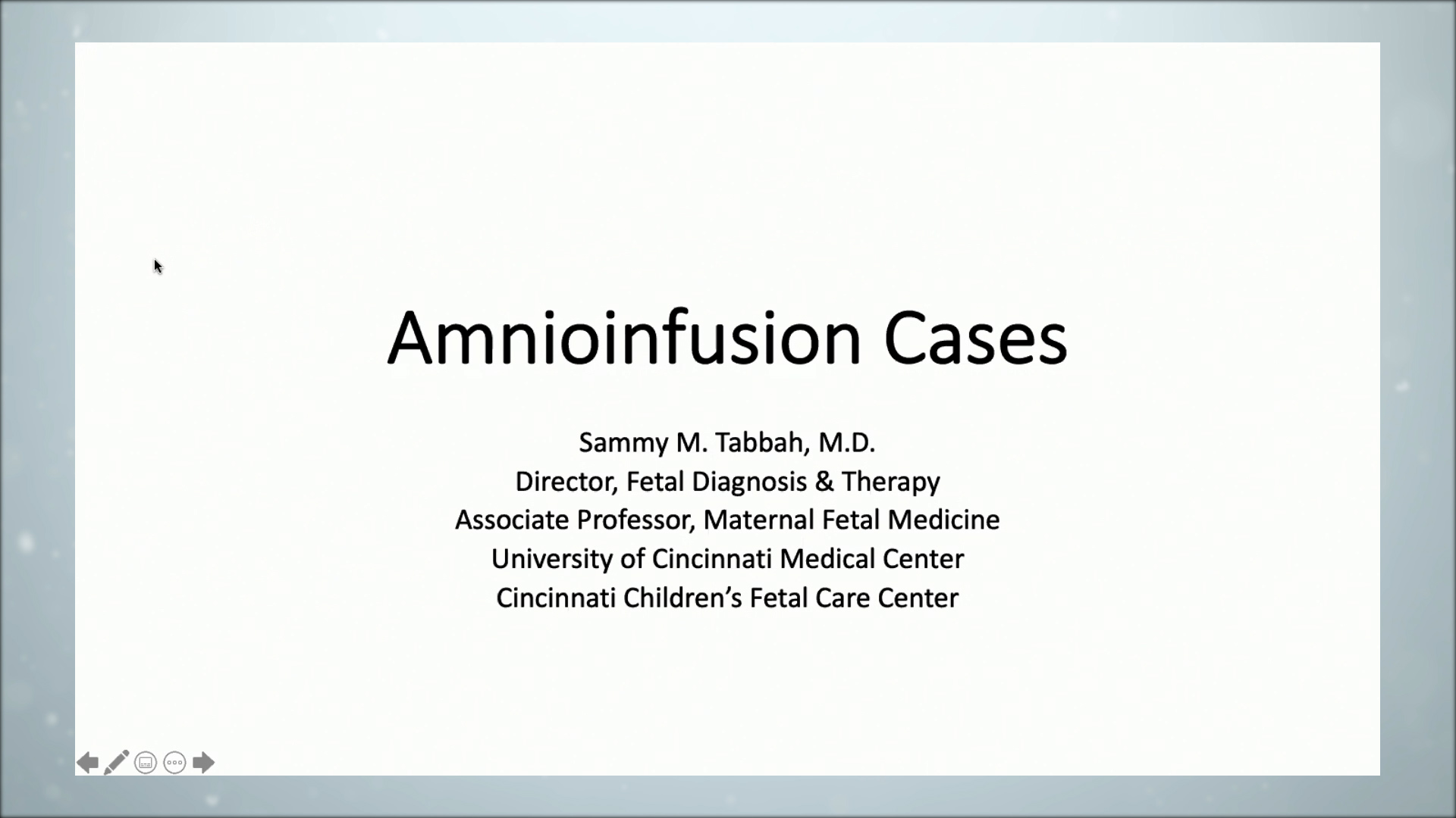 Amnioinfusion Cases