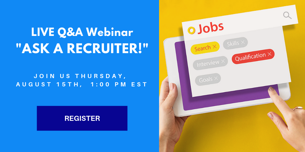 WorkMonger JobSeeker Live Webinar - Ask a Recruiter