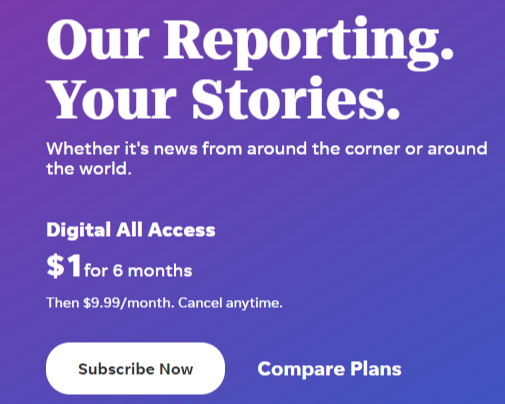 USA TODAY Network - Special Rate Donation