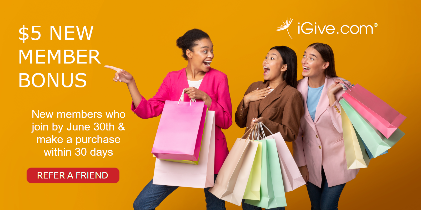Promo Header - First Purchase $5 Bonus Donation