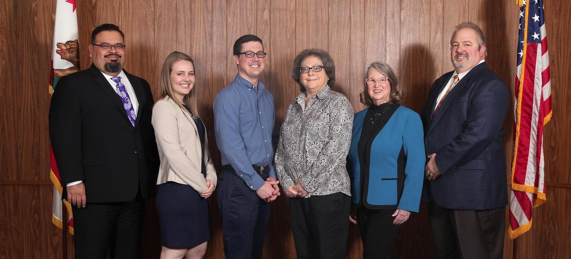 board of trustees with superintendent robert bravo