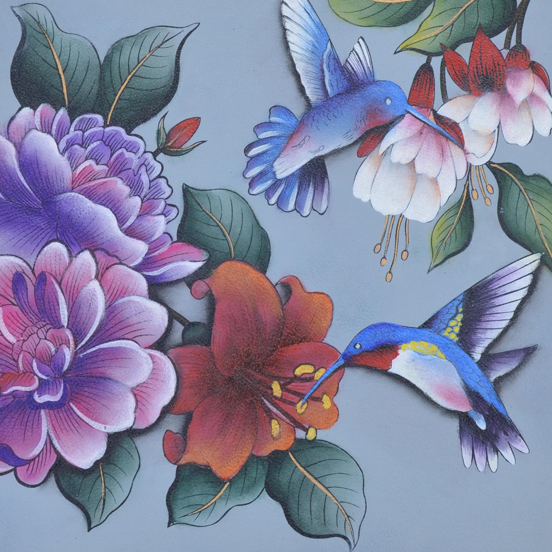 Birds, Flowers