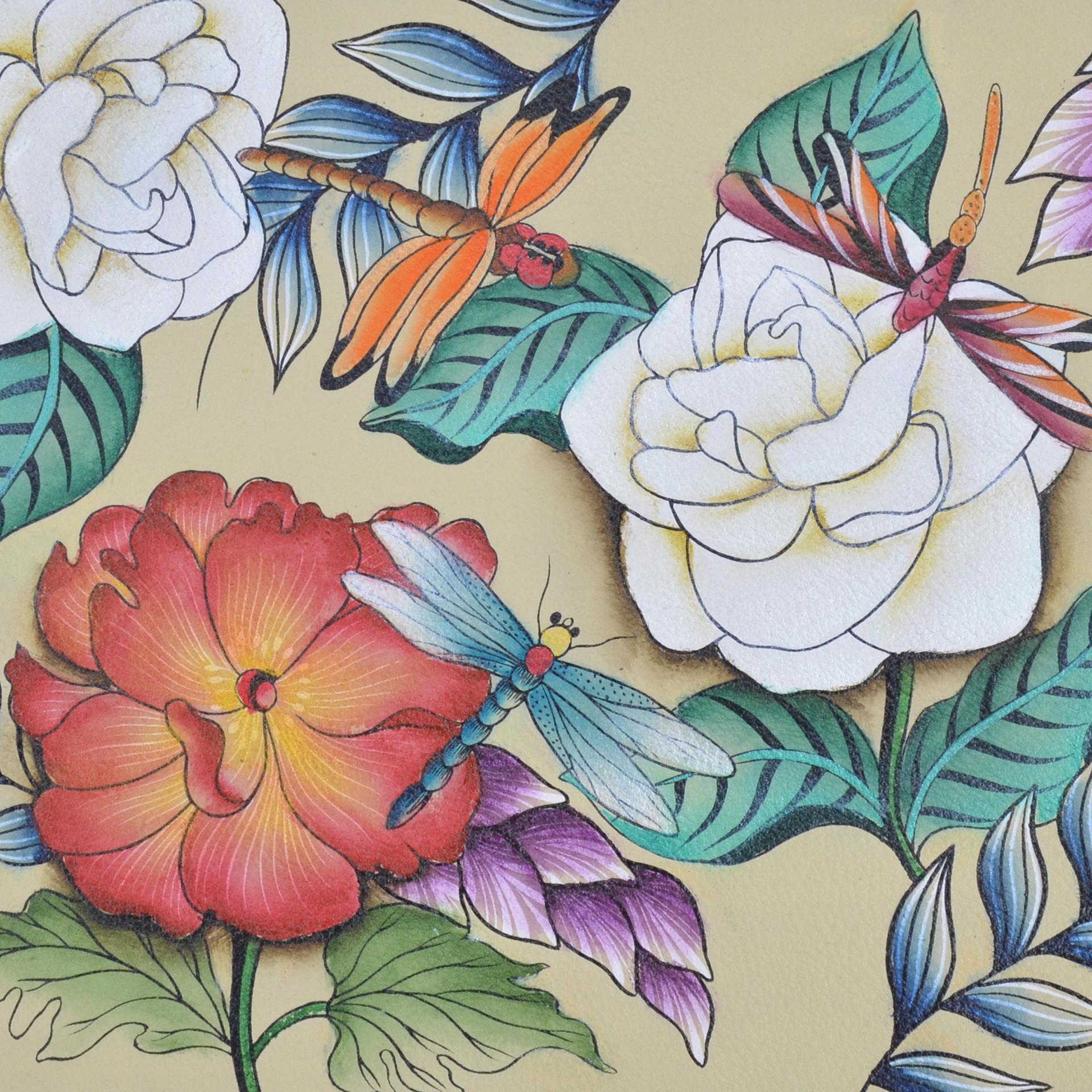 Flower, Dragonflies