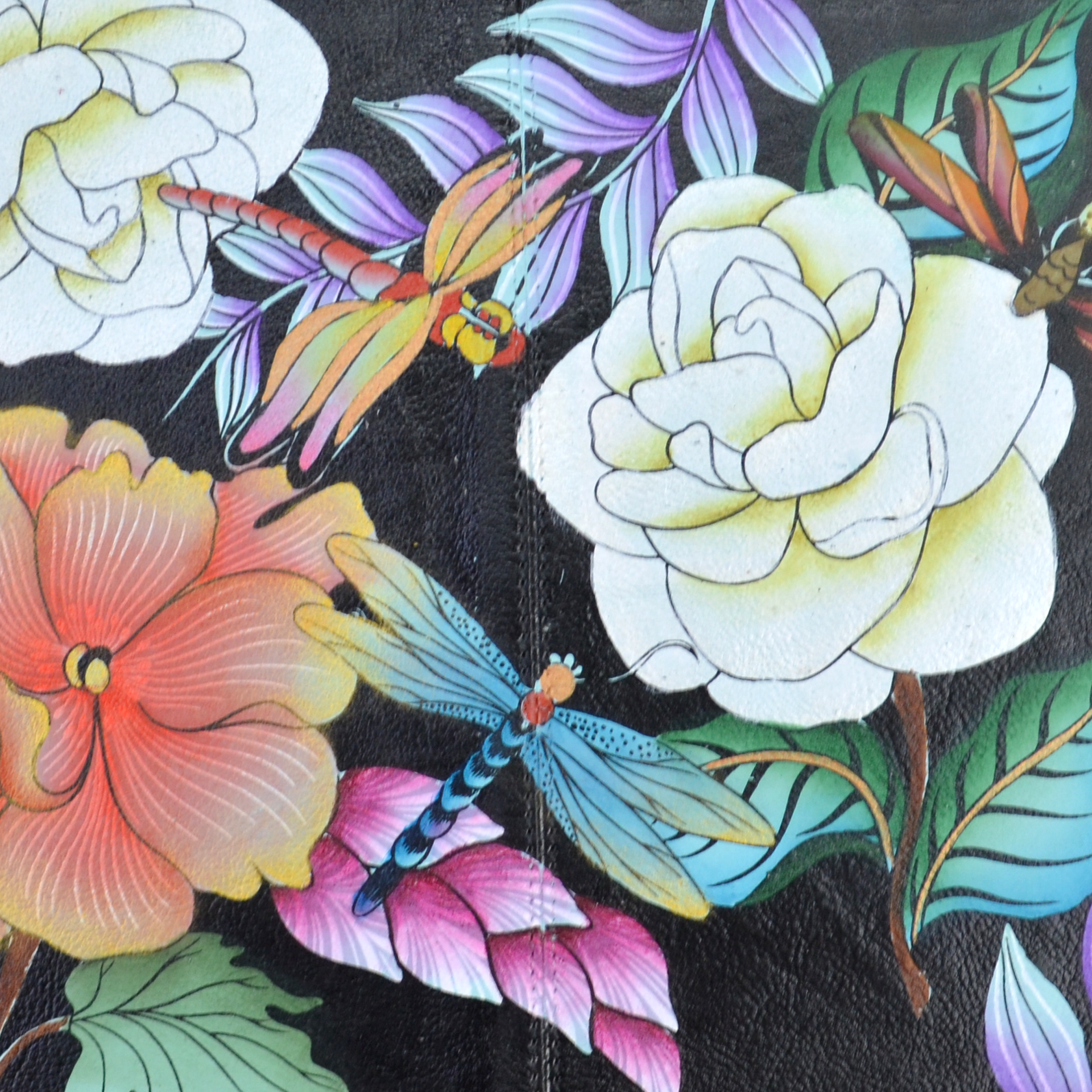 Flowers, Dragonflies