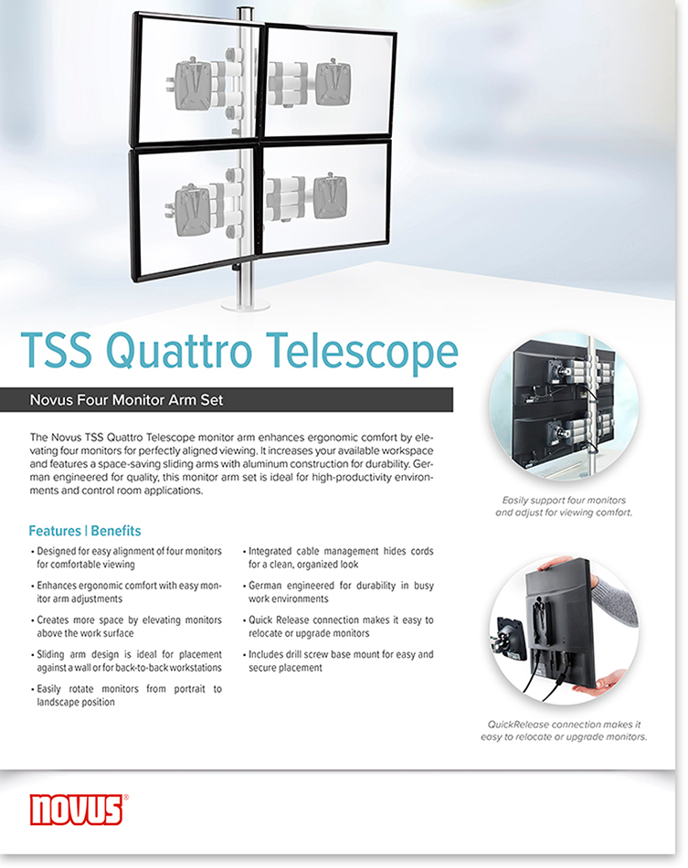 Novus Quattro Telescope Product Sheet