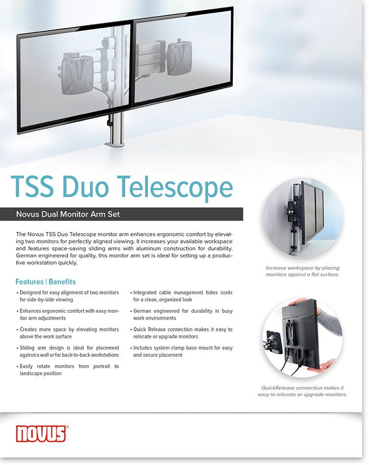 Novus TSS Duo Telescope Product Sheet