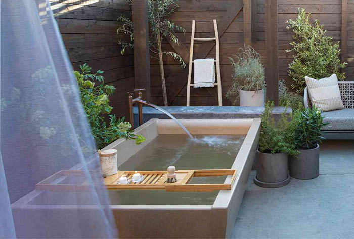 Concrete Soaking Tubs