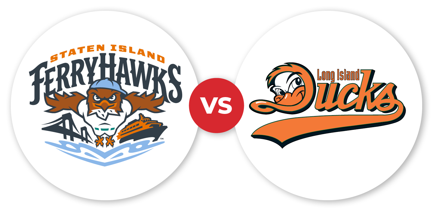 Staten Island Ferryhawks, versus the Long Island Ducks! Click or tap here to order your tickets.