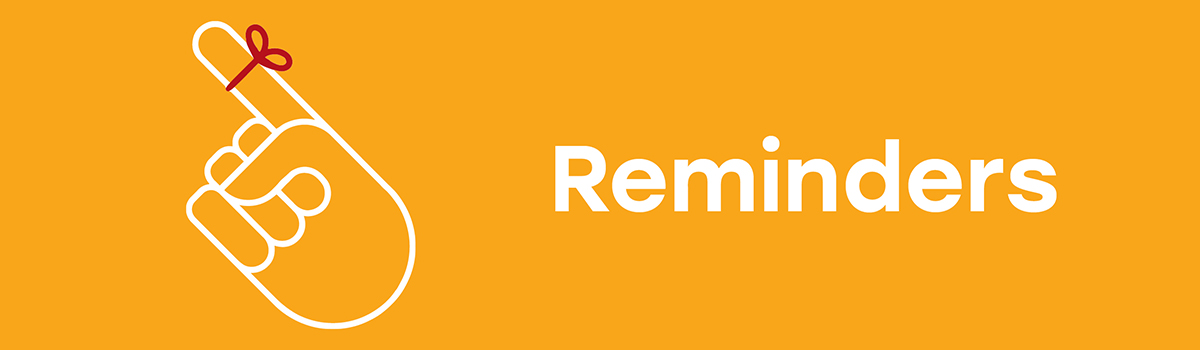 Reminders