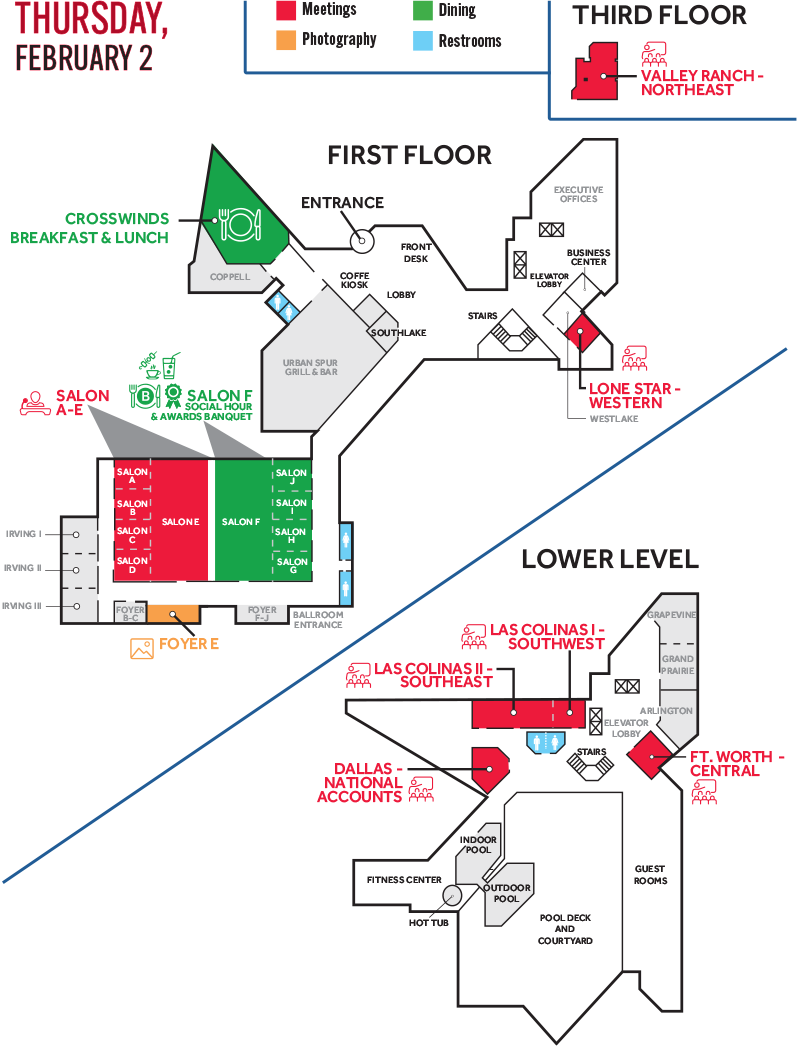 Map - Thursday, February 2