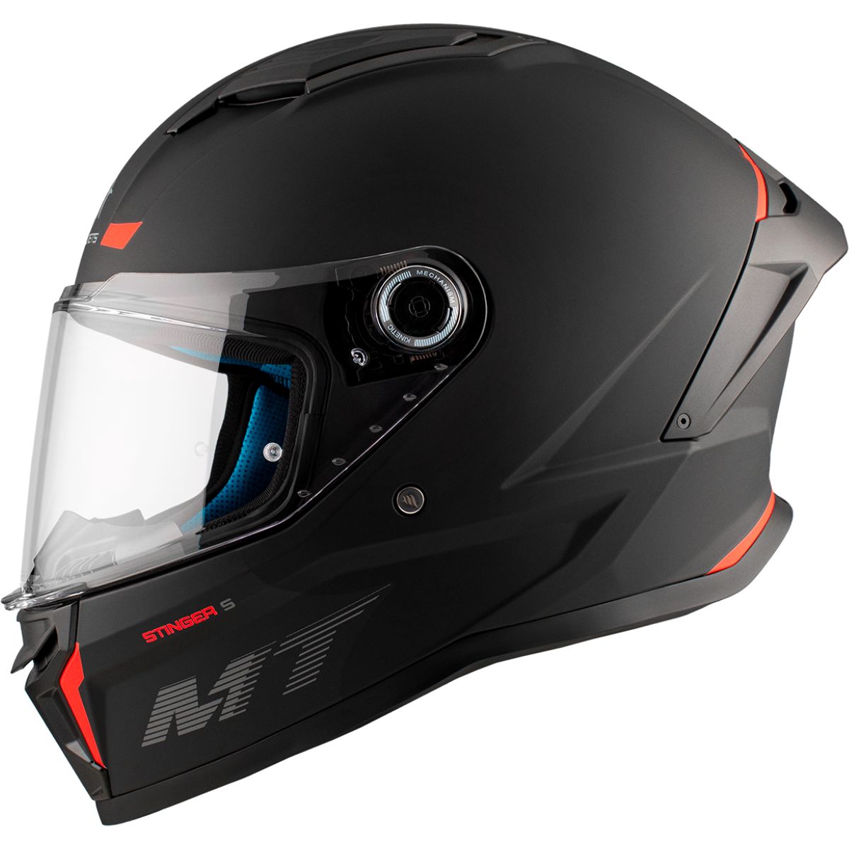 Capacete MT Stinger 2 Monocolor Preto Fosco (1)