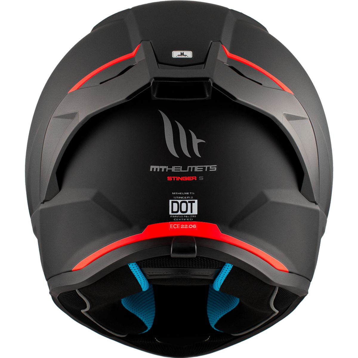 Capacete MT Stinger 2 Monocolor Preto Fosco (7)